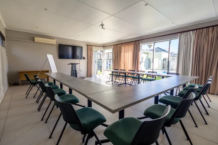 Conference venue setup at Fusion House in East London